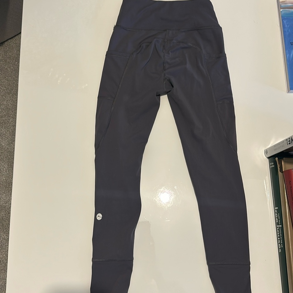 Dark purple leggings